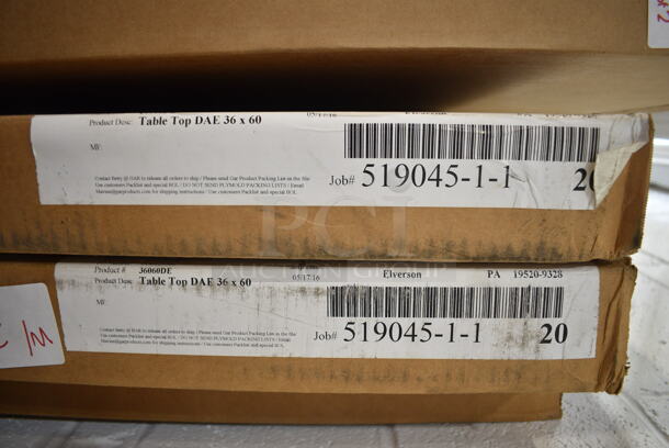 3 BRAND NEW IN BOX! GAR 36060DE 36x60 Tabletops. 3 Times Your Bid! - Image 3 of 4