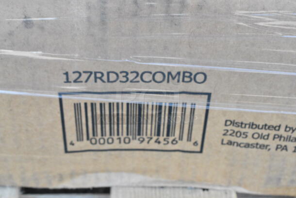 32 BRAND NEW Boxes Including 127P2B Choice Black Plastic Souffle Cup / Portion Cup - 2 oz. - 2500/Case, 795PTOKFT1 Choice Kraft Microwavable Folded Paper #1 Take-Out Container 4 3/8" x 3 1/2" x 2 1/2" - 450/Case, 500CC24 Choice Clear PET Customizable Plastic Cold Cup - 24 oz. - 600/Case, 127RD32COMBO Choice 32 oz. Customizable Microwavable Clear Round Deli Container and Lid Combo Pack - 250/Case, 127CH24 Choice 24 oz. Clear RPET Hinged Deli Container - 200/Case, 395TO993 EcoChoice 9" x 9" x 3" Compostable Sugarcane / Bagasse 3 Compartment Takeout Container - 200/Case, 394365L Noble Products Powder-Free Disposable Vinyl Gloves for Foodservice - 1000/Case, 127RD16BULK Choice 16 oz. Customizable Microwavable Translucent Round Deli Container - 500/Case, 795PTOKFT1 Choice Kraft Microwavable Folded Paper #1 Take-Out Container 4 3/8" x 3 1/2" x 2 1/2" - 450/Case, Dart 205HT2 9" x 6" x 3" White Foam 2 Compartment Take Out Container with Perforated Hinged Lid - 200/Case, 50012DWALLW Choice 12 oz. White Smooth Double Wall Paper Hot Cup - 500/Case, 433CARRIER4 Pulp Fiber 4 Cup Carrier - 300/Case, 500TO1183C2 Choice 11" x 8 1/2" x 3" Microwaveable 2-Compartment Black / Clear Plastic Hinged Container - 100/Case. 32 Times Your Bid!  - Image 9 of 12