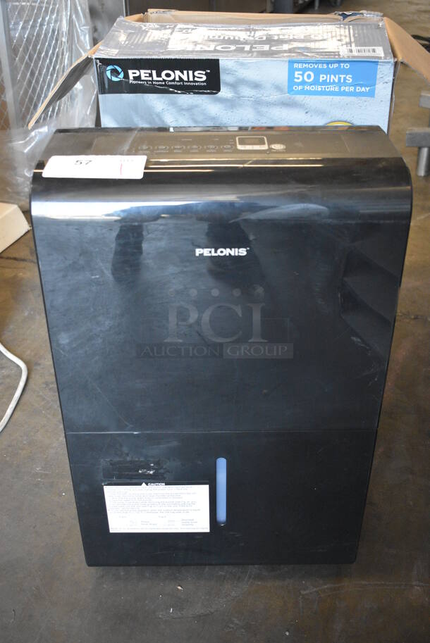 IN ORIGINAL BOX! Pelonis PAD50P1ABL Metal Portable Air Conditioner on Casters. 115 Volts, 1 Phase. 15.5x11x25. Tested and Working!