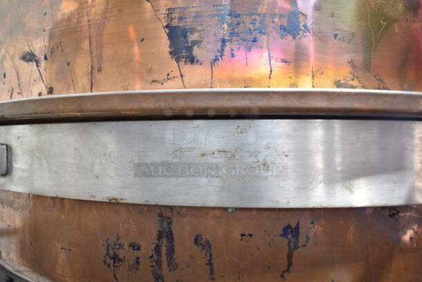 Metal Oval Chafing Dish w/ Drop In and Lid.  - Image 4 of 4
