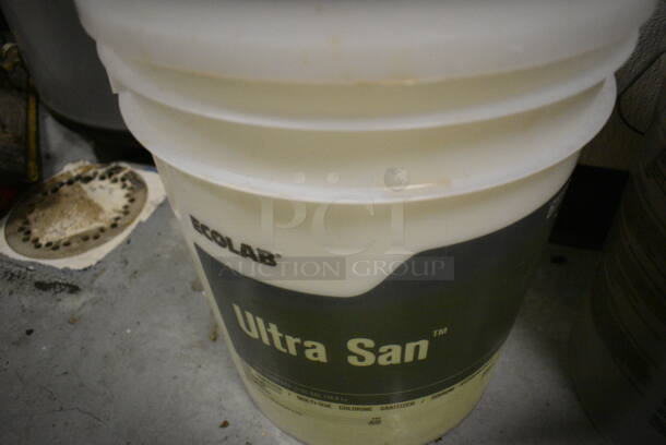 4 Buckets of Ecolab Cleaner; Ecotemp Ultra Dry Rinse Additive, Ultra San and 2 Ecotemp Ultra Klene Detergent. 12x12x15. 4 Times Your Bid! (kitchen) - Image 4 of 6