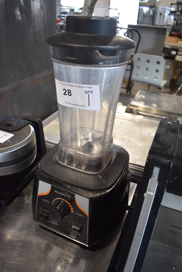 Avamix Model HS-7240 Metal Commercial Countertop Blender w/ Pitcher. 120 Volts, 1 Phase. 10x11x20. Tested and Working! - Image 3 of 5