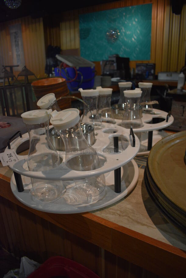 ALL ONE MONEY! Lot of 2 Countertop Holders. 18x18x6. (bar) - Image 4 of 4