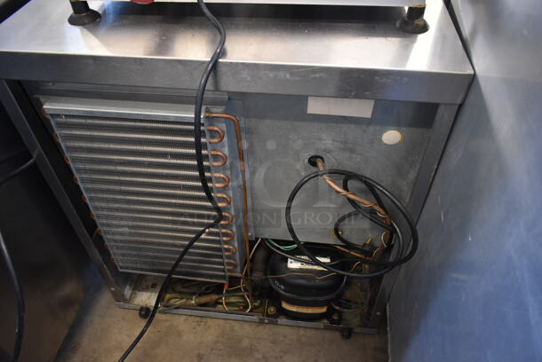 Delfield 406 Stainless Steel Commercial Single Door Undercounter Cooler. 115 Volts, 1 Phase. Tested and Powers On But Does Not Get Cold  - Image 5 of 6