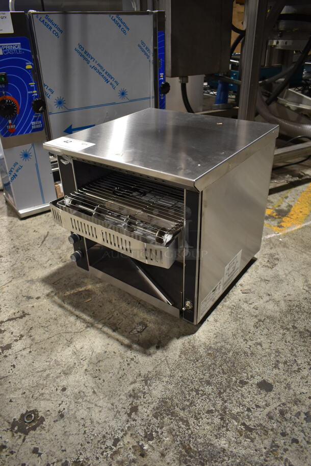 BRAND NEW SCRATCH AND DENT! Vollrath JT1BH Stainless Steel Commercial Countertop Conveyor Oven. 120 Volts, 1 Phase. Tested and Working! - Image 2 of 5
