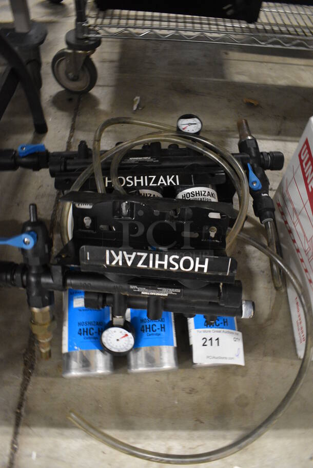 ALL ONE MONEY! Lot of Hoshizaki 4HC-H Water Filtration System w/ Extra Top Piece. 20x6x19 - Image 2 of 5