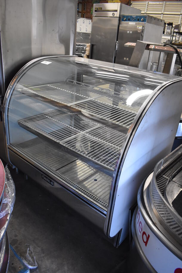 2017 Leader CVK48 S/C Stainless Steel Commercial Floor Style Deli Display Case Merchandiser. 115 Volts, 1 Phase. 48x35x51. Tested and Working! - Image 2 of 6