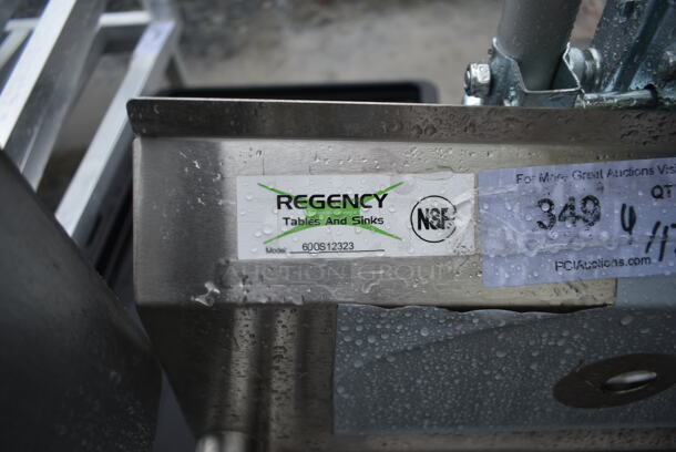 BRAND NEW SCRATCH AND DENT! Regency 600S12323 Stainless Steel Single Bay Sink. No Legs.   - Image 4 of 4