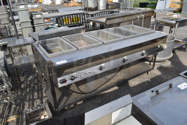 Serve Well 5 Bay Steam Table w/ Undershelf. 120 Volts, 1 Phase. Cannot Test Due To Plug Style - Image 2 of 7