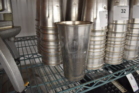 24 Metal Mixing Cups. 4x4x7. 24 Times Your Bid!
