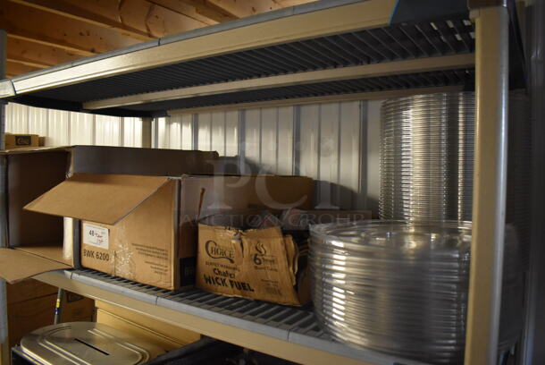 ALL ONE MONEY! Tier Lot of Various BRAND NEW! Items Including Plastic Bowls, Plastic Lids, Chafing Dish Fuel, Napkin Bundles and Choice Cups - Image 1 of 5