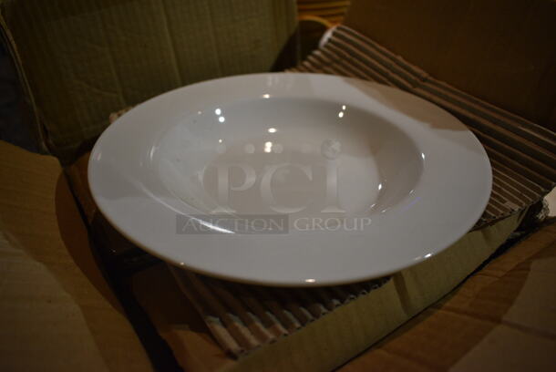 3 Boxes of 12 BRAND NEW! Steelite White Ceramic Pasta Plates. 9x9x2. 3 Times Your Bid! (bar) - Image 2 of 3