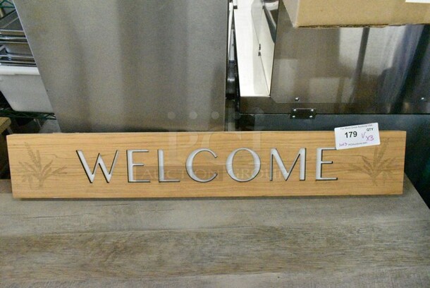 3 Various Decorative Signs; Farmhouse, Welcome and Coffee and Friends. 3 Times Your Bid!  - Image 5 of 8