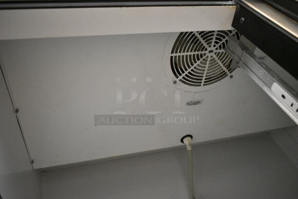 2014 True T-35 Stainless Steel Commercial 2 Door Reach In Cooler w/ Poly Coated Racks. 115 Volts, 1 Phase. Tested and Powers On But Does Not Get Cold - Image 8 of 9