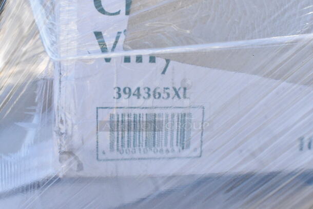 55 BRAND NEW Boxes Including 3 Box 394365XL Noble Products Powder-Free Disposable Clear Vinyl Gloves for Foodservice - Extra Large - 1000/Case, 347RPBD10WHG Visions 10" White Plastic Plate with Gold Bands - 120/Case, 500LSTRWL Choice 9, 12, 16, 20, and 24 oz. Clear Sip-Through Lid with Extra-Wide Opening - 1000/Case, 127RD32COMBO Choice 32 oz. Customizable Microwavable Clear Round Deli Container and Lid Combo Pack - 250/Case, 129MCR16W Choice 16 oz. White 6 1/4" Round Microwavable Heavy Weight Container with Lid - 150/Case, 4 Box 433NHT109 Choice 1/6 Standard Size Beige "Thank You" Script Heavy-Duty Plastic T-Shirt Bag - 600/Case, 394365S Noble Products Powder-Free Disposable Clear Vinyl Gloves for Foodservice - Small - 1000/Case, 394345L Noble NexGen Powder-Free Disposable Black Hybrid 3 Mil Thick Gloves - Large - 1000/Case, 5 Box 5002BNAPBLK Choice Black 2-Ply Customizable Beverage / Cocktail Napkin - 1000/Case, 1501405NAT Choice 2 3/4" x 10" Kraft Disposable Silverware / Bakery / Churro Bag - 2000/Case, 500LSTRWL Choice 9, 12, 16, 20, and 24 oz. Clear Strawless / Sip Lid - 1000/Case. 55 Times Your Bid!  - Image 2 of 12