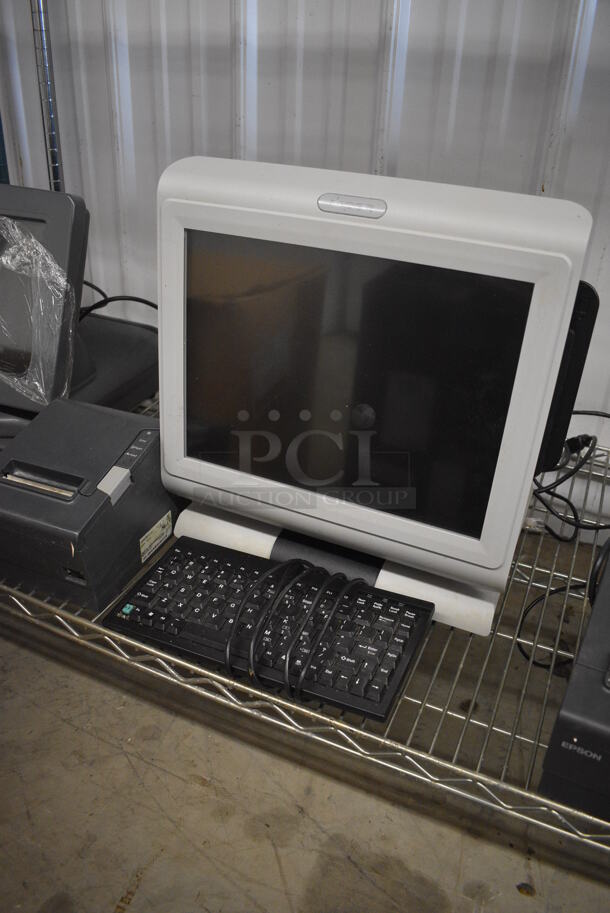 PAR 15" Computer Monitor, Epson Model M244A Receipt Printer and Keyboard! - Image 2 of 5