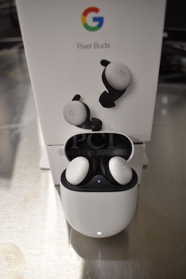 IN ORIGINAL BOX! Google Pixel Ear Buds in Case.  - Image 1 of 5