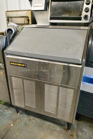 Kold Draft SC201AC Stainless Steel Commercial Undercounter Self Contained Ice Machine. 115 Volts, 1 Phase. 