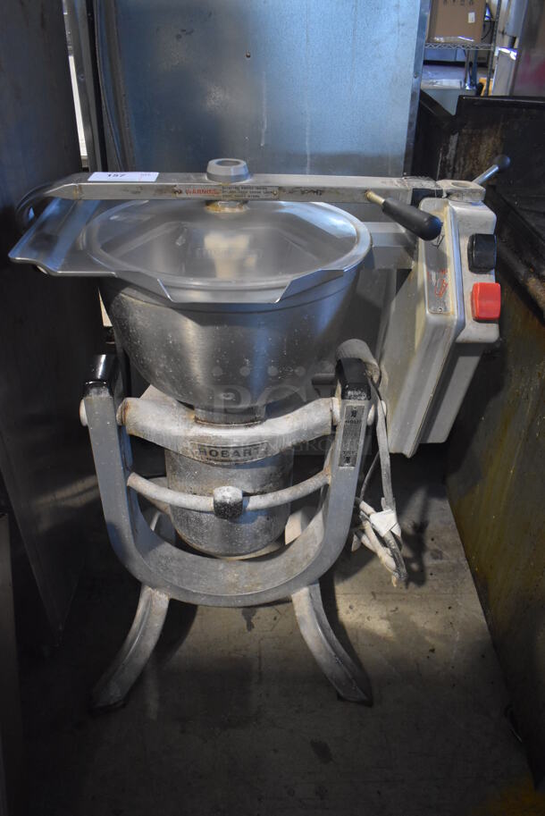 Hobart HCM 300 Metal Commercial Floor Style Horizontal Cutter Mixer. 200 Volts. 33x21x42