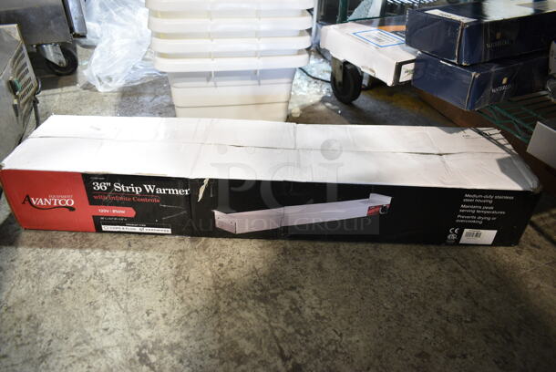 BRAND NEW SCRATCH AND DENT! Avantco 177SW36IN 36" Strip Warmer with Adjustable Infinite Control. 120 Volts, 1 Phase.  - Image 2 of 4