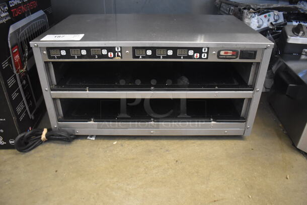 Carter Hoffmann MC212S 2-2DD Heated Holding Cabinet 2 Tiers with 6 Total Compartments. 120 Volts 1 Phase. Tested and Does Not Power On
