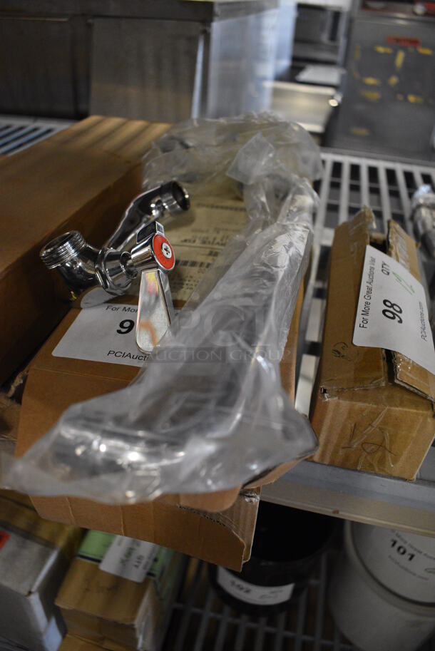BRAND NEW IN BOX! Stainless Steel Faucet and Handles.  - Image 3 of 3