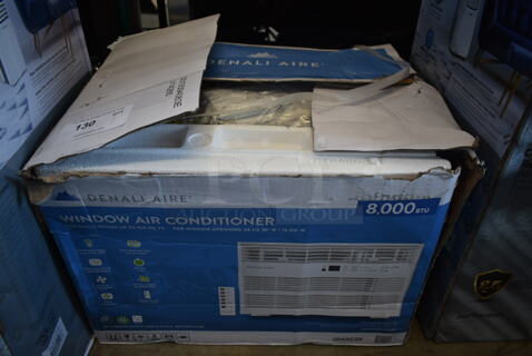 IN ORIGINAL BOX! Denali Aire 2DANC8K Window Mount Air Conditioner. 8,000 BTU. 115 Volts, 1 Phase.