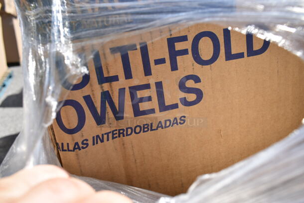 PALLET LOT of 15 BRAND NEW Boxes Including 2 Box 485UJ20NEON Choice 20" Neon Extra-Long Assorted Unwrapped Straw - 2000/Case, 346WSNSM Choice Medium Weight White Wrapped Plastic Spork, Straw, and Napkin Kit - 1000/Case, 129MCR32B Choice 32 oz. Black Round Microwavable Heavy Weight Container with Lid 7 1/4" - 150/Case, 760DOMELID16 Choice 12-22 oz. Translucent Cold Cup Dome Lid with Opening - 1000/Case. 15 Times Your Bid!  - Image 11 of 11