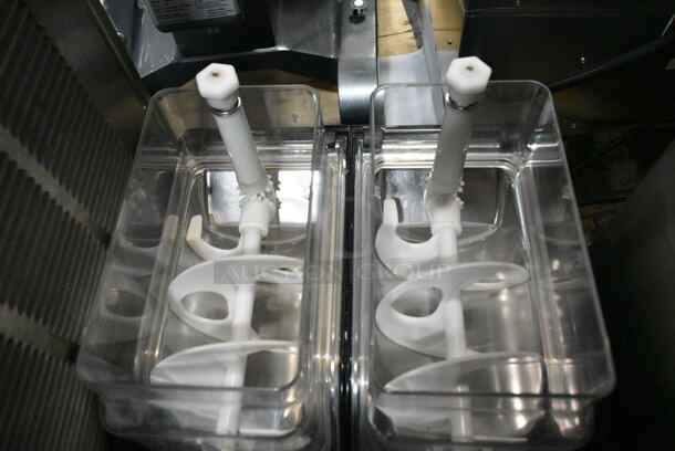 Vollrath CBD127 Metal Commercial Countertop 2 Hopper Slushie Machine. 115 Volts, 1 Phase. Tested and Working! - Image 4 of 5