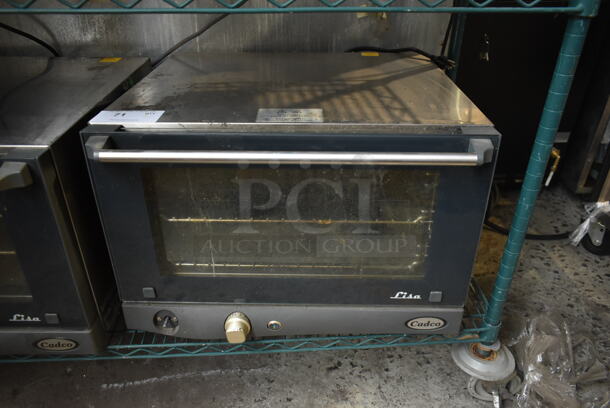 2017 Cadco XAF013 Lisa Stainless Steel Commercial Countertop Electric Powered Convection Oven. 120 Volts, 1 Phase. Tested and Working! - Image 1 of 4