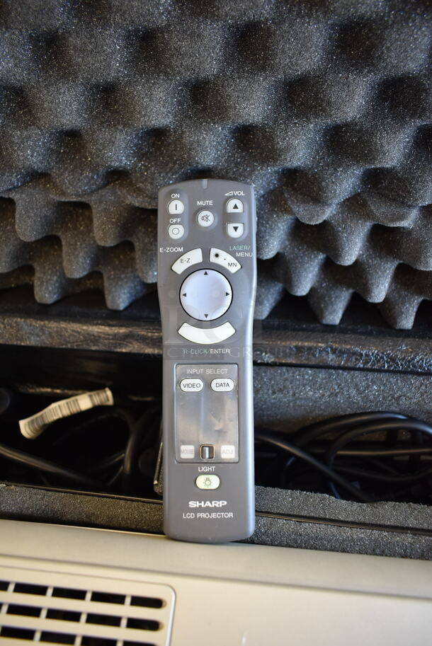 Sharp PG-D100U LCD Projector in Hard Case. 120 Volts, 1 Phase. - Image 6 of 12