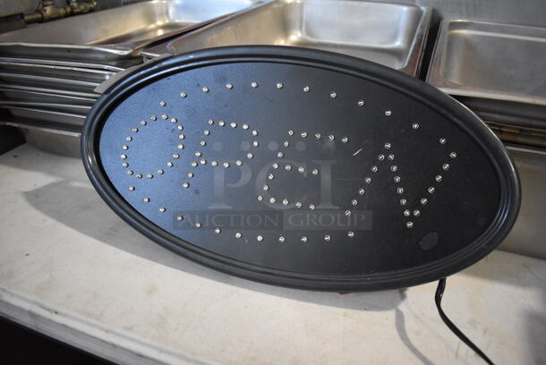 Open Light Up Sign. 19x10x1. Tested and Does Not Power On - Image 3 of 5