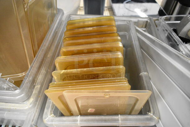 ALL ONE MONEY! Lot of Poly Bins and Lids.  - Image 2 of 7