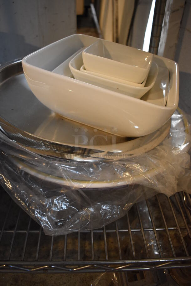 ALL ONE MONEY! Tier Lot of Various Items Including Ceramic Bowls and Utensils - Image 4 of 6