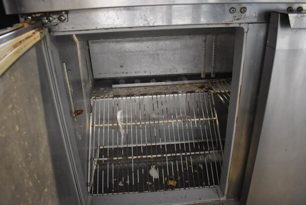 Continental SW48-12 Stainless Steel Commercial Sandwich Salad Prep Table Bain Marie Mega Top on Commercial Casters. 115 Volts, 1 Phase. 48x31x42. Tested and Working! - Image 6 of 7