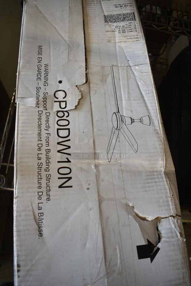 BRAND NEW IN BOX! Harmonized Home CP60DW10N industrial Weatherproof Ceiling Fan. - Image 3 of 3