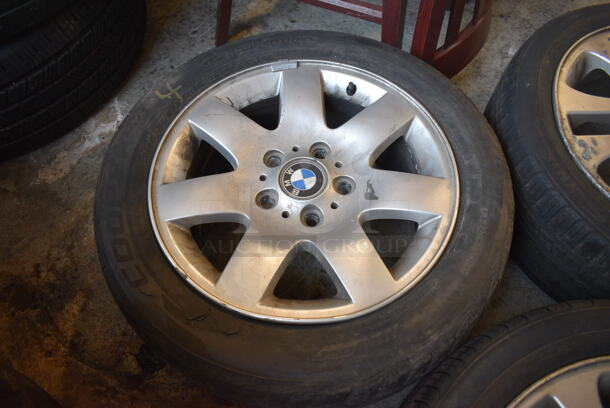 3 Tires on BMW Rims Including Solus KH16 205/50R17. 7Jx16H2 IS47. Includes 24.5x9.5x24.5. 3 Times Your Bid! - Image 6 of 12