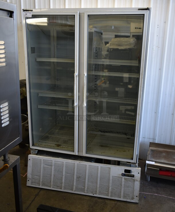 Master-Bilt BLG-48HD Stainless Steel Commercial 2 Door Reach In Freezer Merchandiser. 208-230 Volts, 1 Phase.  - Image 1 of 9