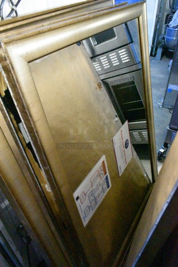 6 Various Framed Mirrors. Includes 41x2x58. 6 Times Your Bid!  - Image 5 of 9