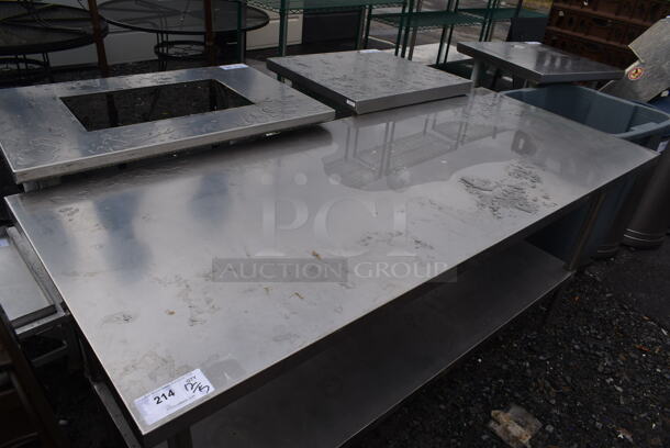 Stainless Steel Commercial Table w/ Under Shelf. - Image 2 of 4