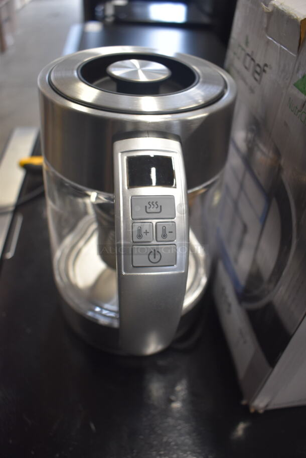 IN ORIGINAL BOX! Nutrichef PKWTK75 Metal Countertop Water Heater. 8x6x10 - Image 4 of 5