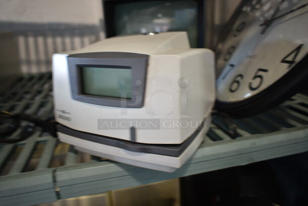 4 Various Items Including Time Clock. Monitor, Clock and Black & Decker Panini Press. 4 Times Your Bid! - Image 6 of 12