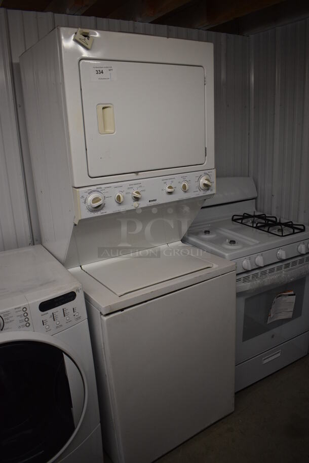 Kenmore Model 417.94812301 Stacked Washer and Dryer. 120/240 Volts. 27x28.5x74 - Image 3 of 11
