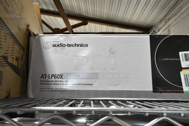 4 IN ORIGINAL BOX! Items Including Pyle PDA8BU Home Audio Theater Amplifier with Bluetooth and Stereo Amplifier, Pyle PT694BT Hi-Fi Bluetooth Home Theater Receiver - 5.2 Surround Sound System, AT-LP60X Turntable, Pyle PT639D Dual Cassette Deck Stereo. 4 Times Your Bid!  - Image 4 of 5