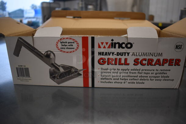 BRAND NEW IN BOX! Winco Metal Grill Scraper. 14x6x4.5 - Image 4 of 5
