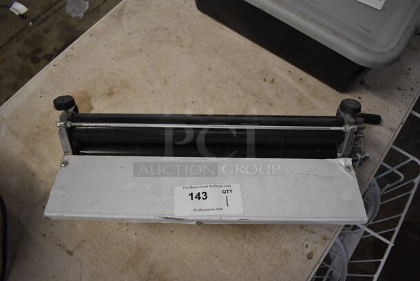 Metal Countertop Manual Dough Sheeter. 25x8x8 - Image 2 of 4