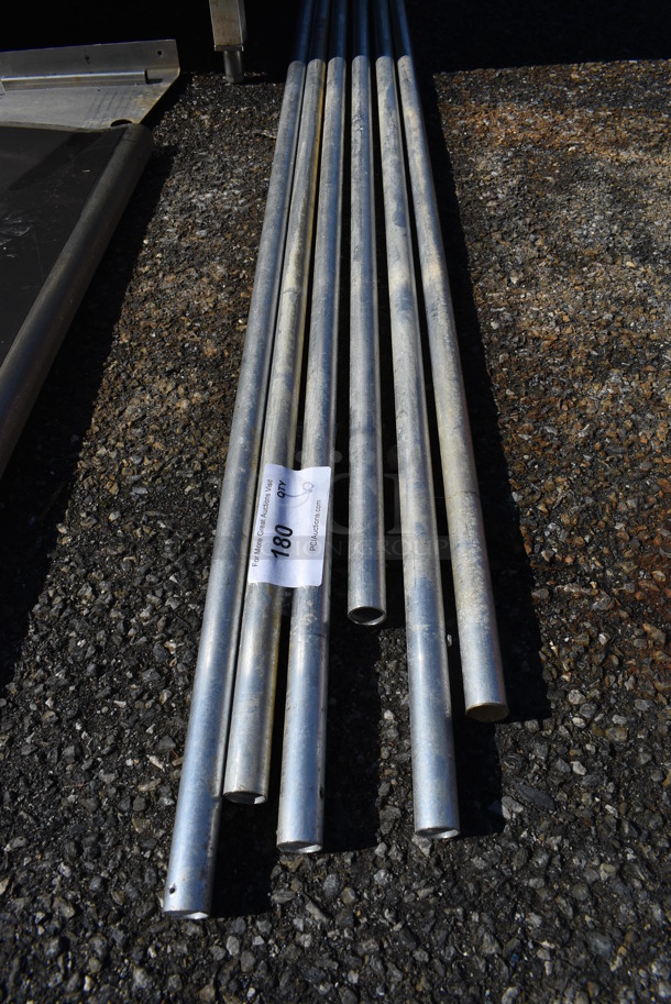 ALL ONE MONEY! Lot of 6 Metal Poles! 58" - Image 2 of 3