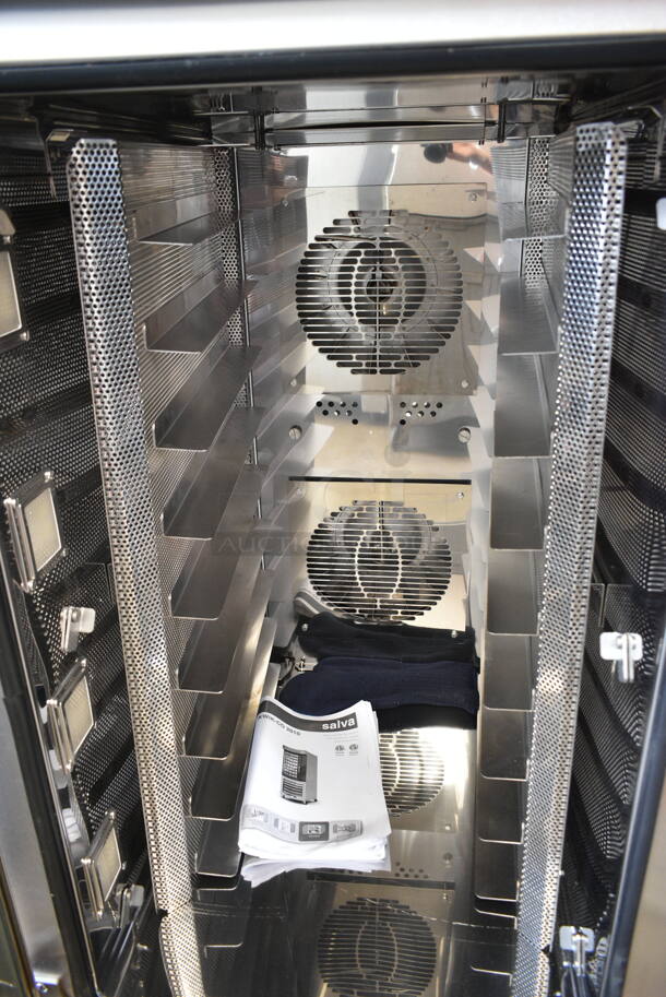 BRAND NEW! 2022 Salva 2010 KX-9+H Stainless Steel Commercial Countertop Electric Powered Convection Oven. Does Not Have Pan Rack. 208-240 Volts, 3 Phase. - Image 6 of 8