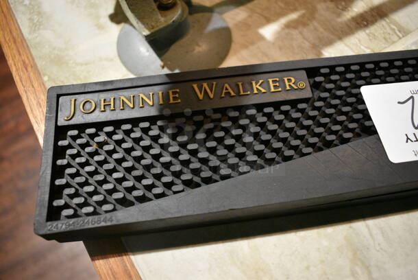 2 Johnny Walker Black Bar Mats. 20.5x3.5x0.5. 2 Times Your Bid! (bar) - Image 2 of 3