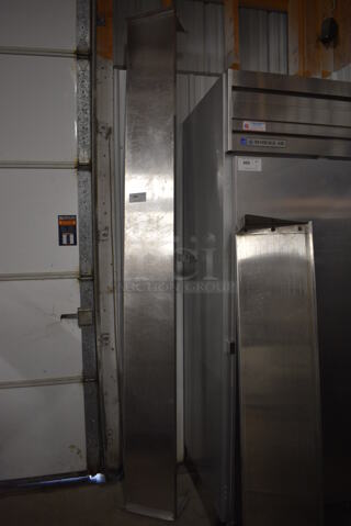 Stainless Steel Shelf w/ Wall Mount Brackets. 108x12x10